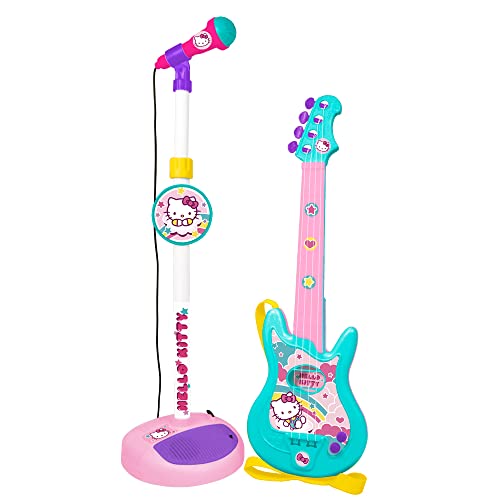 Hello Kitty Gitarre mit Standmikrofon Hello Kitty Gitarre mit Standmikrofon von Hello Kitty