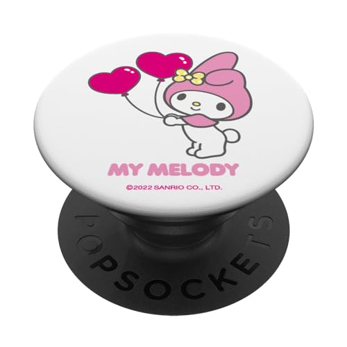 Herzförmige Luftballons - My Melody PopSockets mit austauschbarem PopGrip von Hello Kitty