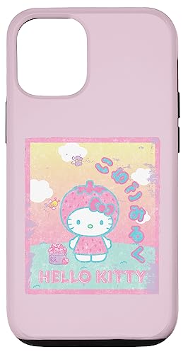 Hülle für iPhone 15 Pro Hello Kitty Erdbeermilch von Hello Kitty