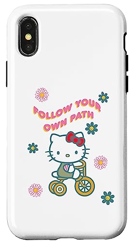 Hülle für iPhone X/XS Folge deinem eigenen Weg mit Hello Kitty von Hello Kitty