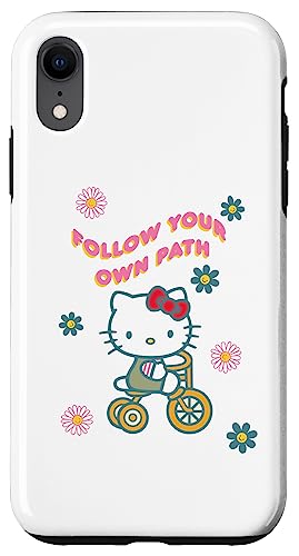 Hülle für iPhone XR Folge deinem eigenen Weg mit Hello Kitty von Hello Kitty