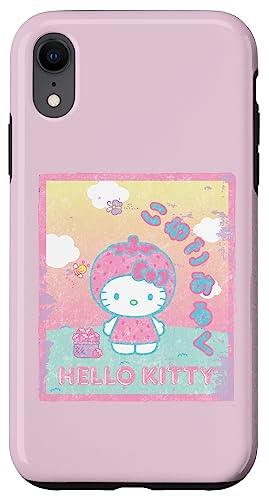 Hülle für iPhone XR Hello Kitty Erdbeermilch von Hello Kitty