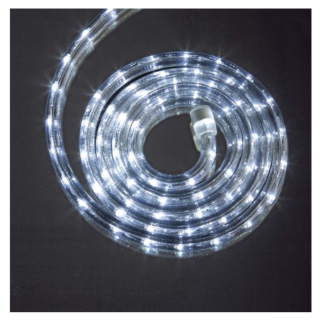 416015  - LED-Lichtschlauch 10m klar, 240 LED weiss 416015 von Hellum