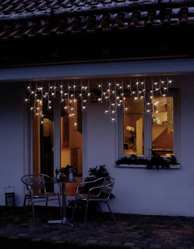 Hellum 555400 Lichternetz-System-Erweiterung Innen/Außen Anzahl Leuchtmittel 80 LED Warmweiß Beleu von Hellum