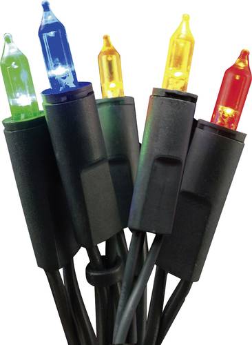 Hellum 577686 Lichterketten mit Batterien Innen netzbetrieben Anzahl Leuchtmittel 35 LED Mehrfarbig von Hellum