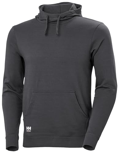 Helly-Hansen Herren Classic Hoodie - 970 Dark Grey, M, 970 Dark Grey, Medium von Helly Hansen Workwear