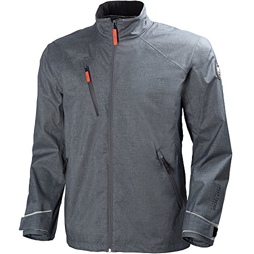 Helly Hansen Workwear Brugge Jacket Funktionsjacke wasserdichte Arbeitsjacke 980, 3XL, grau, 71046 von Helly Hansen