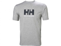 Helly Hansen Logo T-Shirt Grau Melange Größe M (33979-950) von Helly Hansen