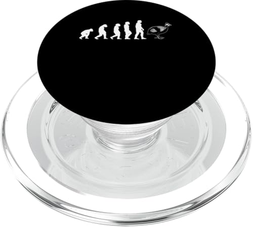 Evolution Guinea Fowl PopSockets PopGrip für MagSafe von Helmperlhuhn Perlhuhnfamilie Design Idee