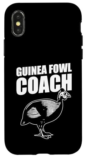 Guinea Fowl Coach Hülle für iPhone X/XS Guinea Fowl Coach Hülle für iPhone X/XS von Helmperlhuhn Perlhuhnfamilie Design Idee