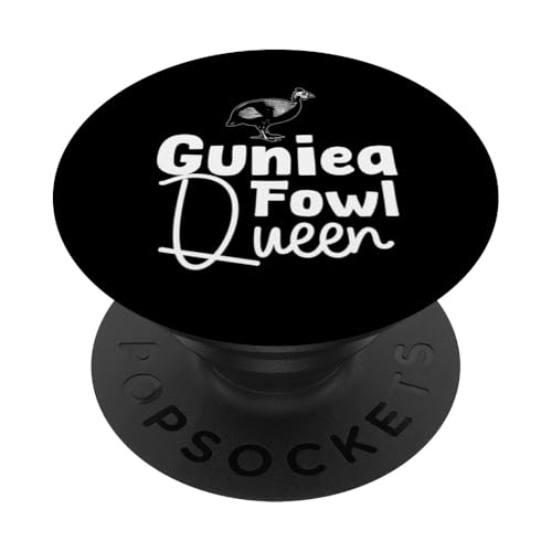 Guinea Fowl Queen PopSockets Klebender PopGrip von Helmperlhuhn Perlhuhnfamilie Design Idee