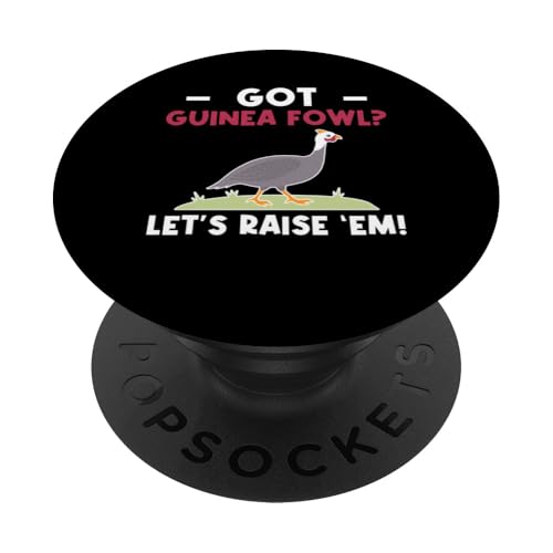 Got Guinea Fowl Chicken Bird PopSockets Klebender PopGrip von Helmperlhuhn Perlhuhnfamilie Designs Idee