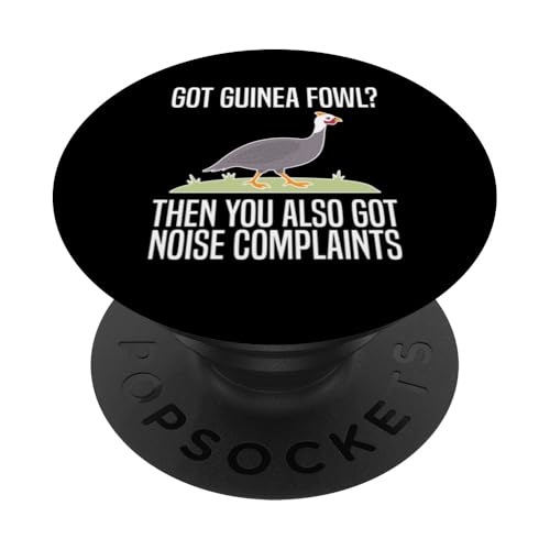 Got Guinea Fowl Chicken Bird PopSockets Klebender PopGrip von Helmperlhuhn Perlhuhnfamilie Designs Idee
