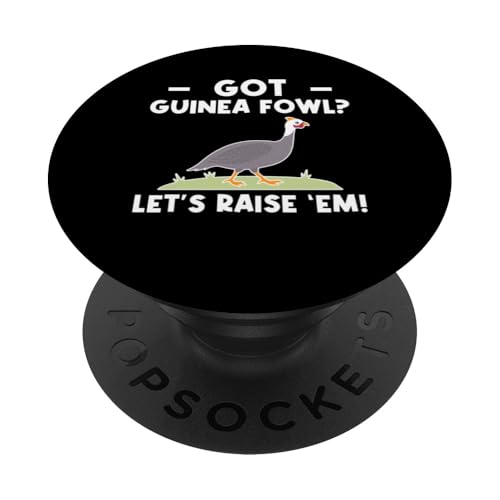 Got Guinea Fowl Chicken Bird PopSockets Klebender PopGrip von Helmperlhuhn Perlhuhnfamilie Designs Idee