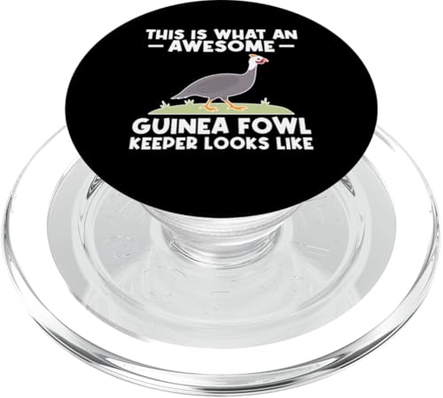 This Is What An Awesome Guinea Fowl Chicken Bird PopSockets PopGrip für MagSafe von Helmperlhuhn Perlhuhnfamilie Designs Idee