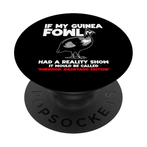 If My Guinea Fowl Chicken Bird PopSockets Klebender PopGrip von Helmperlhuhn Perlhuhnfamilie Designs Ideen