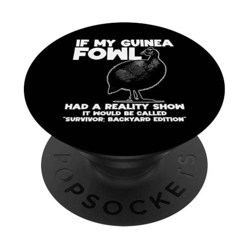If My Guinea Fowl Chicken Bird PopSockets Klebender PopGrip von Helmperlhuhn Perlhuhnfamilie Designs Ideen
