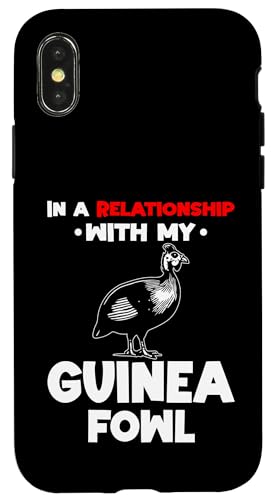 In A Relationship With My Guinea Fowl Chicken Bird Hülle für iPhone X/XS von Helmperlhuhn Perlhuhnfamilie Designs Ideen