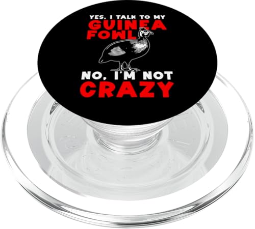 Yes I Talk To My Guinea Fowl Chicken Bird PopSockets PopGrip für MagSafe von Helmperlhuhn Perlhuhnfamilie Designs Ideen