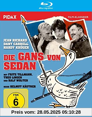 Die Gans von Sedan / Mit dem Prädikat WERTVOLL ausgezeichnete und starbesetzte Kult-Militärkomödie (Pidax Film-Klassiker) von Helmut Käutner