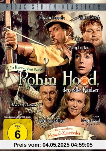 Robin Hood, der edle Räuber - Der komplette 2-Teiler (Pidax Serien-Klassiker) [2 DVDs] von Helmut Käutner