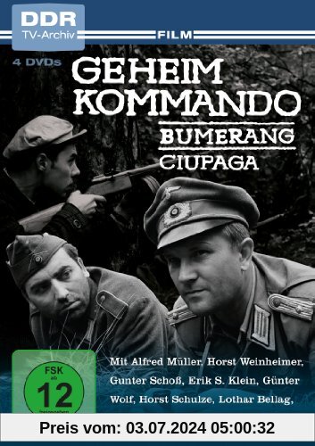 Geheimkommando Bumerang/Geheimkommando Ciupaga (DDR TV-Archiv) [4 DVDs] von Helmut Krätzig