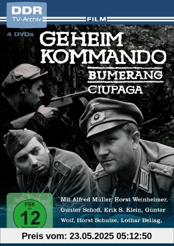 Geheimkommando Bumerang/Geheimkommando Ciupaga (DDR TV-Archiv) [4 DVDs] von Helmut Krätzig