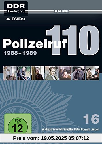 Polizeiruf 110 Box 16: 1988-1989 (DDR TV-Archiv) [4 DVDs] von Helmut Krätzig