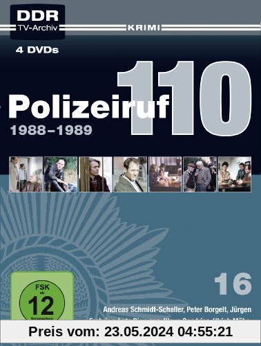 Polizeiruf 110 Box 16: 1988-1989 (DDR TV-Archiv) [4 DVDs] von Helmut Krätzig
