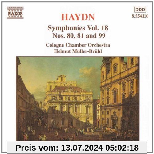Haydn Sinfonien 80, 81 und 99 Mueller von Helmut Müller-Brühl