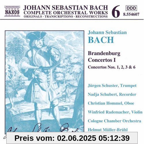 Orchesterwerke Vol. 6 (Brandenburgische Konzerte Vol. 1) von Helmut Müller-Brühl