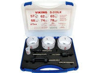 VIKING Lochsägen-Set S-310LK HSS Bi-M 8-Kobalt 22-78 mm Elektriker-Set mit 7 Lochsägen und Easy Eject Halter für LK Neu FUGA von Helmuth A. Jensen