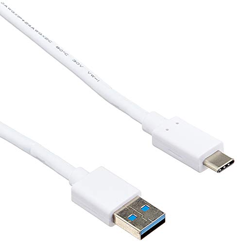 Helos Lade-/Datenkabel USB Type-C - USB-3.1-A-Stecker 1 m weiß - Digital/Daten - Datenkabel, 181543 von Helos