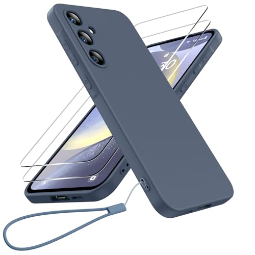 Helssitot Silikon Handyhülle Kompatibel mit Samsung Galaxy A35 5G Hülle und 2 Stück Schutzfolie,Kameraschutz,Weiche TPU Dünn Stoßfestem Schutzhülle,Cover Case für Samsung A35 5G,Grau Helssitot Silikon Handyhülle Kompatibel mit Samsung Galaxy A35 5G Hülle und 2 Stück Schutzfolie,Kameraschutz,Weiche TPU Dünn Stoßfestem Schutzhülle,Cover Case für Samsung A35 5G,Grau von Helssitot