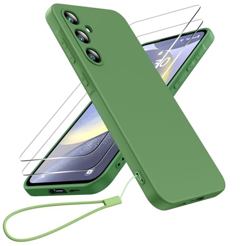 Helssitot Silikon Handyhülle Kompatibel mit Samsung Galaxy A55 5G Hülle und 2 Stück Schutzfolie,Kameraschutz,Weiche TPU Dünn Stoßfestem Schutzhülle,Cover Case für Samsung A55 5G,Mintgrün Helssitot Silikon Handyhülle Kompatibel mit Samsung Galaxy A55 5G Hülle und 2 Stück Schutzfolie,Kameraschutz,Weiche TPU Dünn Stoßfestem Schutzhülle,Cover Case für Samsung A55 5G,Mintgrün von Helssitot