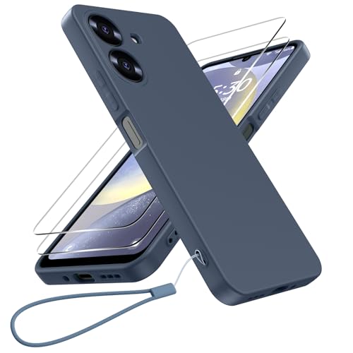 Helssitot Silikon Handyhülle Kompatibel mit Xiaomi Redmi 13 C/Poco C65 Hülle und 2 Stück Schutzfolie,Kameraschutz,Weiche TPU Dünn Stoßfestem Schutzhülle Cover Case,Grau Helssitot Silikon Handyhülle Kompatibel mit Xiaomi Redmi 13 C/Poco C65 Hülle und 2 Stück Schutzfolie,Kameraschutz,Weiche TPU Dünn Stoßfestem Schutzhülle Cover Case,Grau von Helssitot