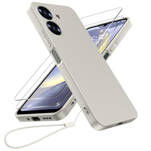 Helssitot Silikon Handyhülle Kompatibel mit Xiaomi Redmi 13 C/Poco C65 Hülle und 2 Stück Schutzfolie,Kameraschutz,Weiche TPU Dünn Stoßfestem Schutzhülle Cover Case,Taupe Helssitot Silikon Handyhülle Kompatibel mit Xiaomi Redmi 13 C/Poco C65 Hülle und 2 Stück Schutzfolie,Kameraschutz,Weiche TPU Dünn Stoßfestem Schutzhülle Cover Case,Taupe von Helssitot