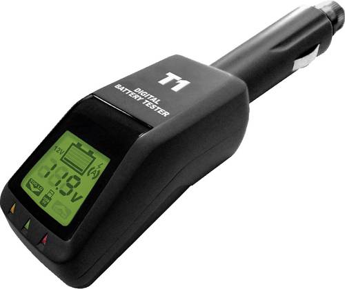 Helvi T1 Batterieüberwachung, Kfz-Batterietester Akkutest, USB-Anschluss 90mm x 55mm x 30mm von Helvi