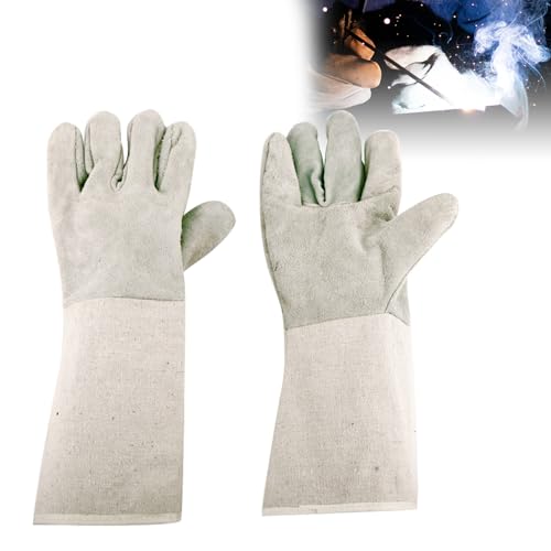 Schweißerhandschuhe, Hitzeschutz Handschuh, Feuerfeste Handschuhe, Schweißschutzhandschuhe, Itzebeständige Handschuhe, für Kamin, Herd, Ofen, Grill, Schweißen, BBQ und Gartenarbeit Schweißerhandschuhe, Hitzeschutz Handschuh, Feuerfeste Handschuhe, Schweißschutzhandschuhe, Itzebeständige Handschuhe, für Kamin, Herd, Ofen, Grill, Schweißen, BBQ und Gartenarbeit von Helweet