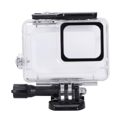 Wasserdichtes Gehäuse Hülle, Tauchschutzgehäuse Shell, Action Kamera Tauchgehäuse, Schützende Unterwasser, Waterproof Diving Housing Kompatibel mit 5/6/7 Action Camera mit Halterungszubehör Wasserdichtes Gehäuse Hülle, Tauchschutzgehäuse Shell, Action Kamera Tauchgehäuse, Schützende Unterwasser, Waterproof Diving Housing Kompatibel mit 5/6/7 Action Camera mit Halterungszubehör von Helweet