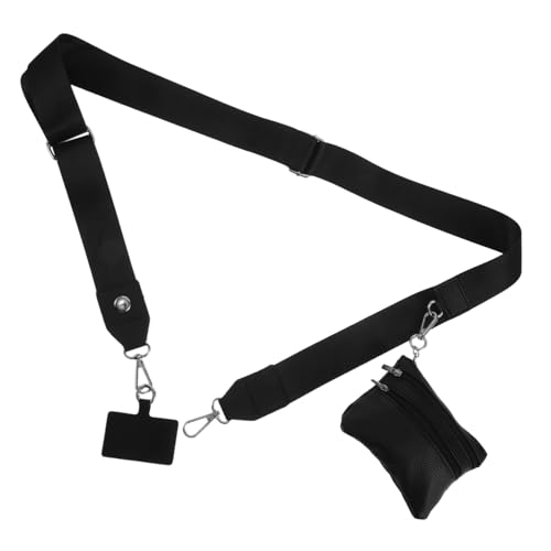 Hemobllo 1 Satz Flugzeuggurt Handyband Mit Geldbörse Handytaschen Mit Umhängeriemen Handyträger Für Frauen Brieftasche Mit Riemen Telefonriemen Crossbody Plastik Schwarz Hemobllo 1 Satz Flugzeuggurt Handyband Mit Geldbörse Handytaschen Mit Umhängeriemen Handyträger Für Frauen Brieftasche Mit Riemen Telefonriemen Crossbody Plastik Schwarz von Hemobllo