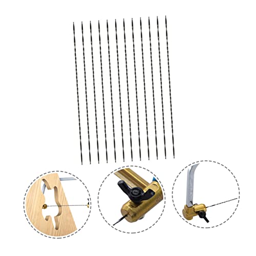 Hemobllo 12 Stück Handsägenzubehör u-förmige sägen DIY blätter Dekupiersägen Spiralblätter Sägeblätter mit Spiralverzahnung Schneiden von Sägeblättern 45# Stahl Black Hemobllo 12 Stück Handsägenzubehör u-förmige sägen DIY blätter Dekupiersägen Spiralblätter Sägeblätter mit Spiralverzahnung Schneiden von Sägeblättern 45# Stahl Black von Hemobllo