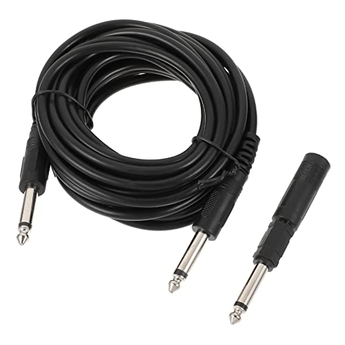 Hemobllo 1Satz Professionelles Gitarren Instrumentenkabel Flexibles Strapazierfähiges Musikinstrumentenkabel für Gitarre Bass und Elektronische Geräte für Musiker Hemobllo 1Satz Professionelles Gitarren Instrumentenkabel Flexibles Strapazierfähiges Musikinstrumentenkabel für Gitarre Bass und Elektronische Geräte für Musiker von Hemobllo