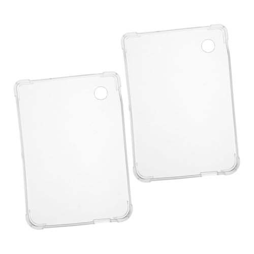 Hemobllo 2 Stück E-Book-Hülle Schützender elektronischer Buchschutz Transparente E-Reader-Schutzhülle E-Reader-Zubehör elektronisches Buchcover E-Reader-Fall E-Book-Halter weiches Silikon von Hemobllo