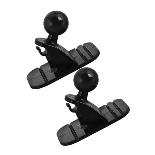 Hemobllo 2 Stück handyhalter Klebehalterung Auto Dashboard Halterung Auto Halterung Kugelkopf Zubehör Handy Halterung Set Halter montieren Halterung für Mobiltelefone Plastik Black von Hemobllo
