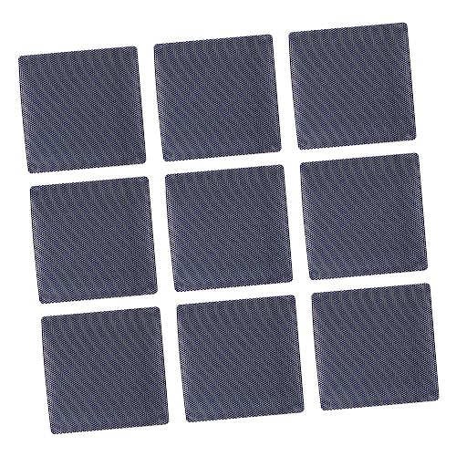 Hemobllo 20 Stück Computer-Fan Netz Lüfterfilter für Computerkühler Lüfter kühlen Computer-Lüftergrill Kühlung Weiß klein PVC-Lüfter Black von Hemobllo