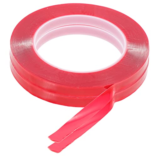 Hemobllo 2Rollen Doppelseitiges Klebeband für Nagelkunst Stark und Langlebig für DIY Nageldisplays Einfach zu Verwenden für Glatte Oberflächen und Kunstprojekte von Hemobllo