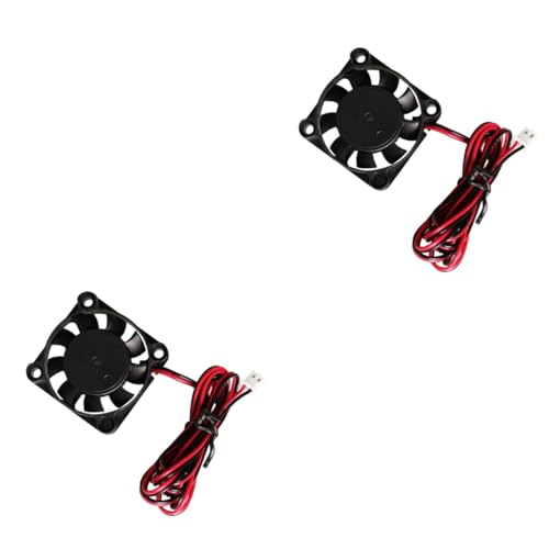 Hemobllo 2 Stück Effizienter Bürstenloser Lüfter Für 3D-drucker 12 V 0 12 A Geringer Stromverbrauch 100 cm Kabel von Hemobllo