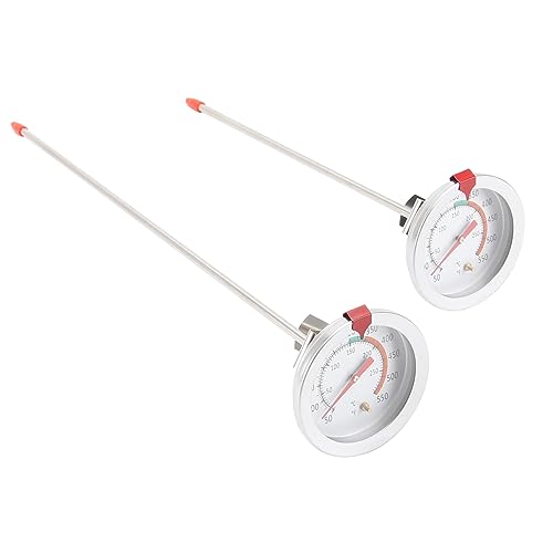 Hemobllo 2Stücke Temperaturmesser für Fritteuse Grill Hochpräzises Kochthermometer mit Clip für Fleisch Bbq Braten Langlebig Einfach zu Bedienen Hemobllo 2Stücke Temperaturmesser für Fritteuse Grill Hochpräzises Kochthermometer mit Clip für Fleisch Bbq Braten Langlebig Einfach zu Bedienen von Hemobllo