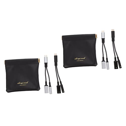 Hemobllo 2st Typc Kopfhörer Schalter USB c Auf Klinke 3, 5mm Typ c Auf 3,5 Mm Adapter Typ c Adapter USB c Klinke Adapter Schwarz USB-ladegeräte Hähnchen Essen 2 in 1 Aluminiumlegierung Hemobllo 2st Typc Kopfhörer Schalter USB c Auf Klinke 3, 5mm Typ c Auf 3,5 Mm Adapter Typ c Adapter USB c Klinke Adapter Schwarz USB-ladegeräte Hähnchen Essen 2 in 1 Aluminiumlegierung von Hemobllo